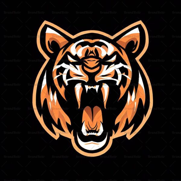 Brüllender Tiger